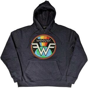 Weezer Unisex Adult Symbol Logo Hoodie / Navy Blue